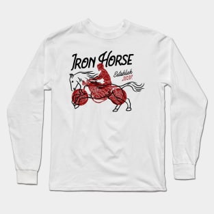 Iron Horse (white) Long Sleeve T-Shirt